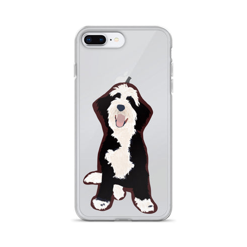 Bernedoodle iPhone Case